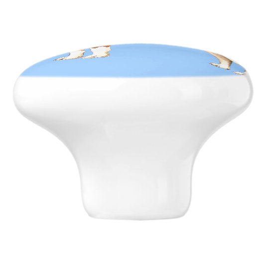 Liebe I mein Beagle Keramikknauf (Seitenansicht)