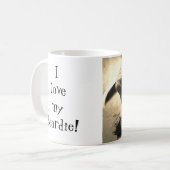 Liebe I mein Beardie! Tasse (Vorderseite Links)