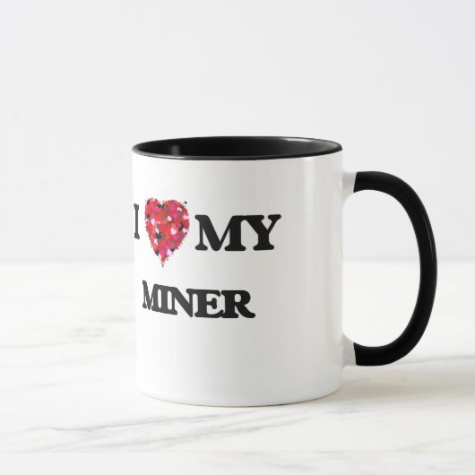 Liebe I mein Bergmann Tasse (Rechts)