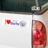 Liebe I mein bichon Afro3 Autoaufkleber (Auf Lkw)