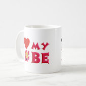 Liebe I mein Bobe Kaffeetasse (Vorderseite Links)