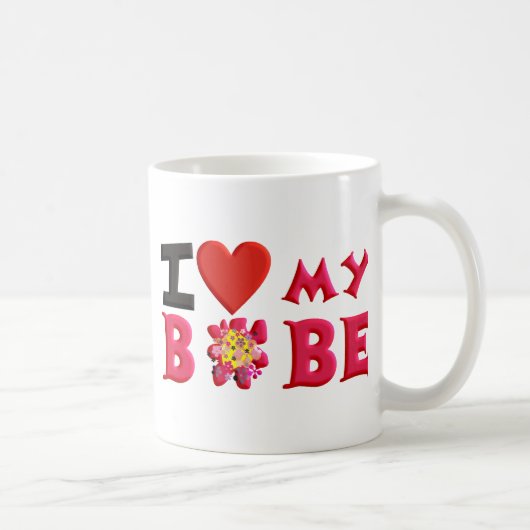 Liebe I mein Bobe Kaffeetasse (Rechts)