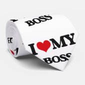 Liebe I mein Chef Krawatte (Gerollt)