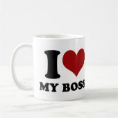 Liebe I mein Chef - Tasse (Links)