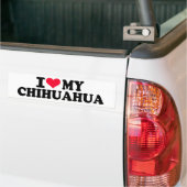 Liebe I mein Chihuahua Autoaufkleber (Auf Lkw)