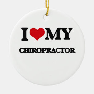 Liebe I mein Chiropraktor Keramikornament