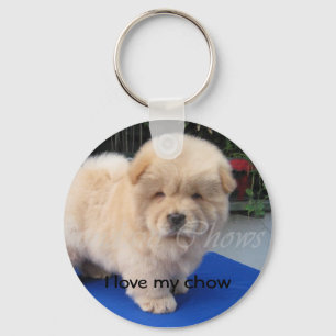 Liebe I mein Chow-Chow Schlüsselanhänger