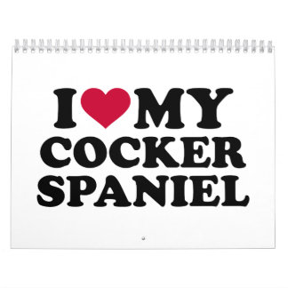Liebe I mein Cockerspaniel Kalender
