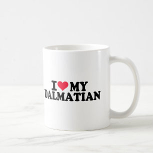 Liebe I mein Dalmatiner Kaffeetasse