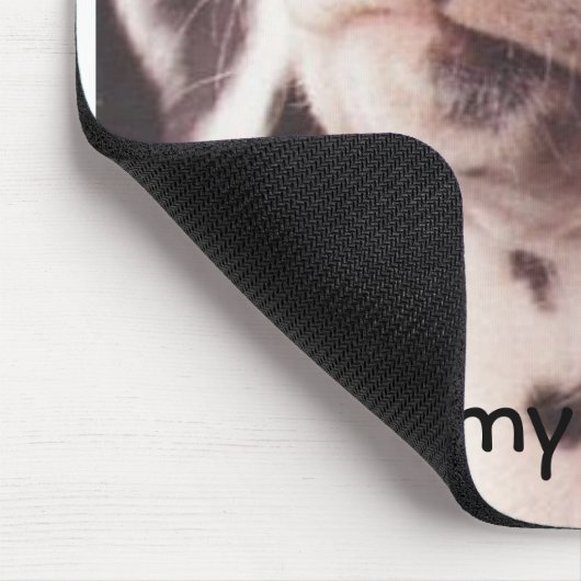 Liebe I mein dalmation Mousepad (Ecke)