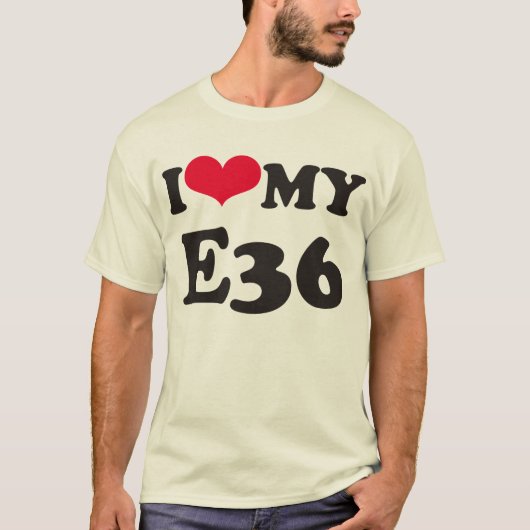 Liebe I mein E36 T-Shirt (Vorderseite)