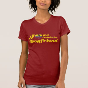 Liebe I mein Ecuadorian-Freund T-Shirt