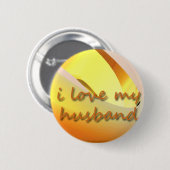Liebe I mein Ehemann-Button Button (Vorne & Hinten)