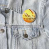 Liebe I mein Ehemann-Button Button (Beispiel)