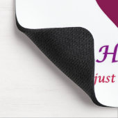 Liebe I mein Ehemann Mousepad (Ecke)