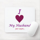 Liebe I mein Ehemann Mousepad (Mit Mouse)