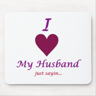 Liebe I mein Ehemann Mousepad