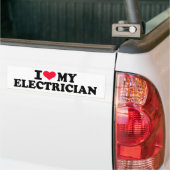 Liebe I mein Elektriker Autoaufkleber (Auf Lkw)