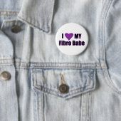 Liebe I mein Faser Baby Button (Beispiel)