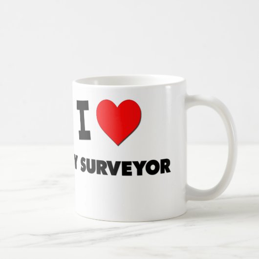 Liebe I mein Feldmesser Kaffeetasse (Rechts)