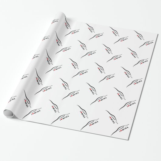 Liebe I mein FR-S Geschenkpapier (Ungerollt)