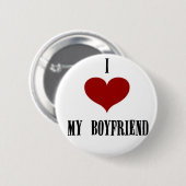 Liebe I mein Freund Button (Vorne & Hinten)