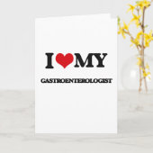 Liebe I mein Gastroenterologe Karte (Gelbe Blume)