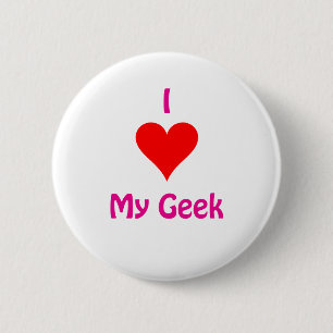 Liebe I mein Geek Button