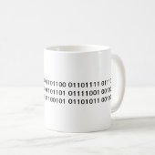 Liebe I mein Geek! im binären Code Kaffeetasse (VorderseiteRechts)