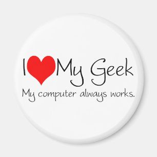 Liebe I mein Geek Magnet