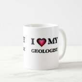 Liebe I mein Geologe Kaffeetasse (VorderseiteRechts)