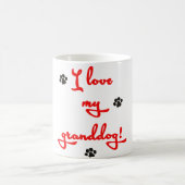 Liebe I mein Granddog! Kaffeetasse (Mittel)