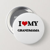 Liebe I mein Grandmama Button (Vorne & Hinten)