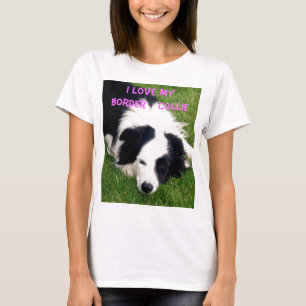 Liebe I mein Grenzcollie - Damen-Baby - Puppe T-Shirt