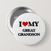 Liebe I mein großes - Enkel Button (Vorne & Hinten)