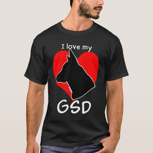 Liebe I mein GSD! - Dunkelheit T-Shirt (Vorderseite)