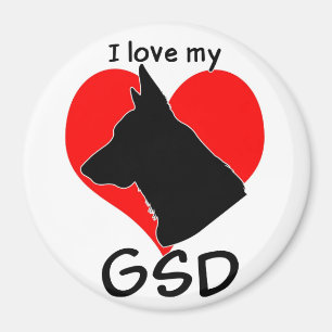 Liebe I mein GSD! Magnet