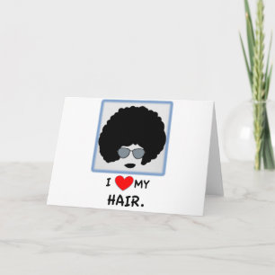Liebe I mein Haar - Afro Karte