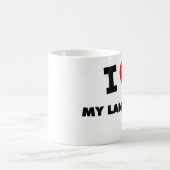 Liebe I mein Hauseigentümer Kaffeetasse (Mittel)