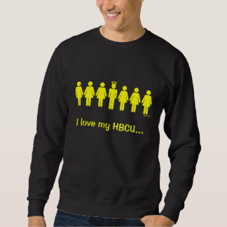 Liebe I mein HBCU (Gelb) Sweatshirt