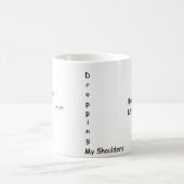 Liebe I mein Herz, danke ich meinem Atem Kaffeetasse (Mittel)