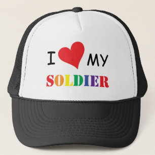 Liebe I mein HOMOSEXUELLER Soldat HUT! Truckerkappe