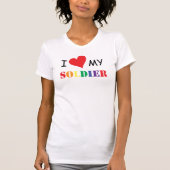 Liebe I mein HOMOSEXUELLER Soldat T-Shirt (Vorderseite)