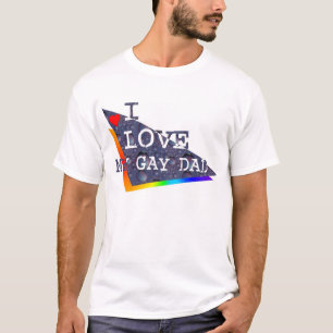 Liebe I mein homosexueller Vati T-Shirt