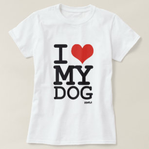 Liebe I mein Hund T-Shirt
