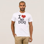 Liebe I mein Hund T-Shirt (Vorne ganz)