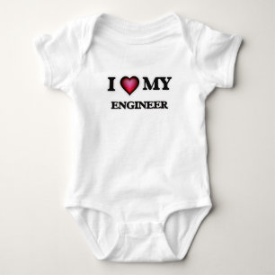 Liebe I mein Ingenieur Baby Strampler