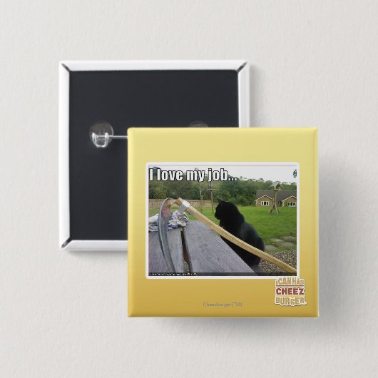 Liebe I mein Job Button (Vorne & Hinten)