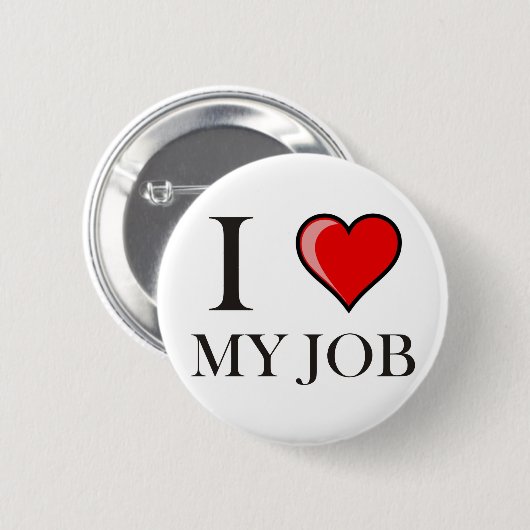 Liebe I mein Job Button (Vorne & Hinten)