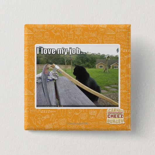 Liebe I mein Job Button (Vorderseite)